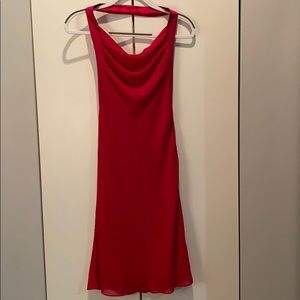 A/X Armani Exchange Sexy Backless Red Dress